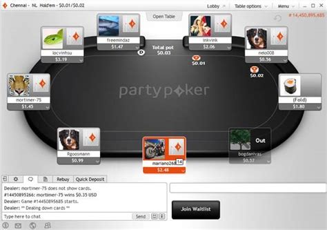  how to play party poker in australia